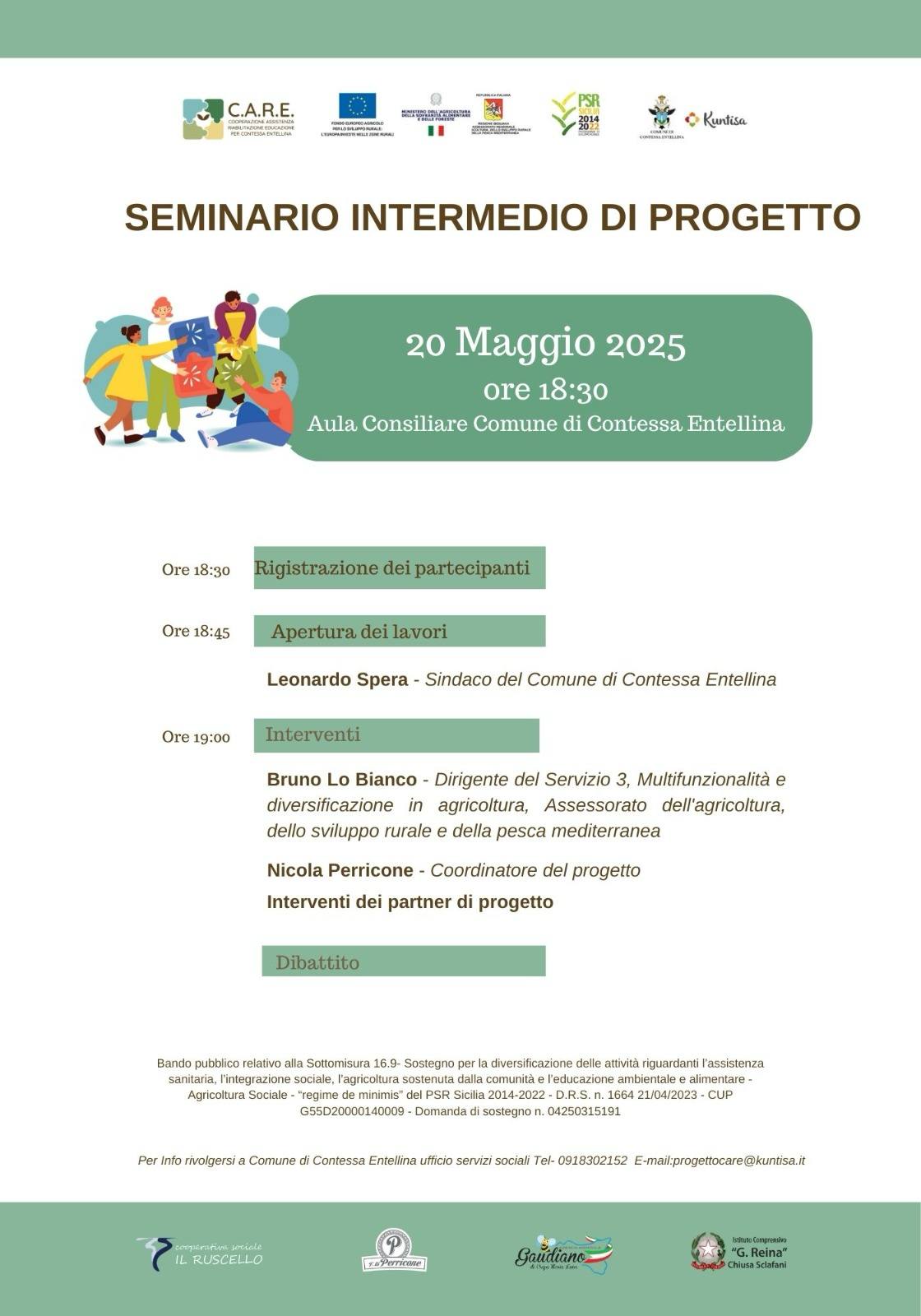 Progetto C.A.R.E. – SEMINARIO INTERMEDIO DI PROGETTO